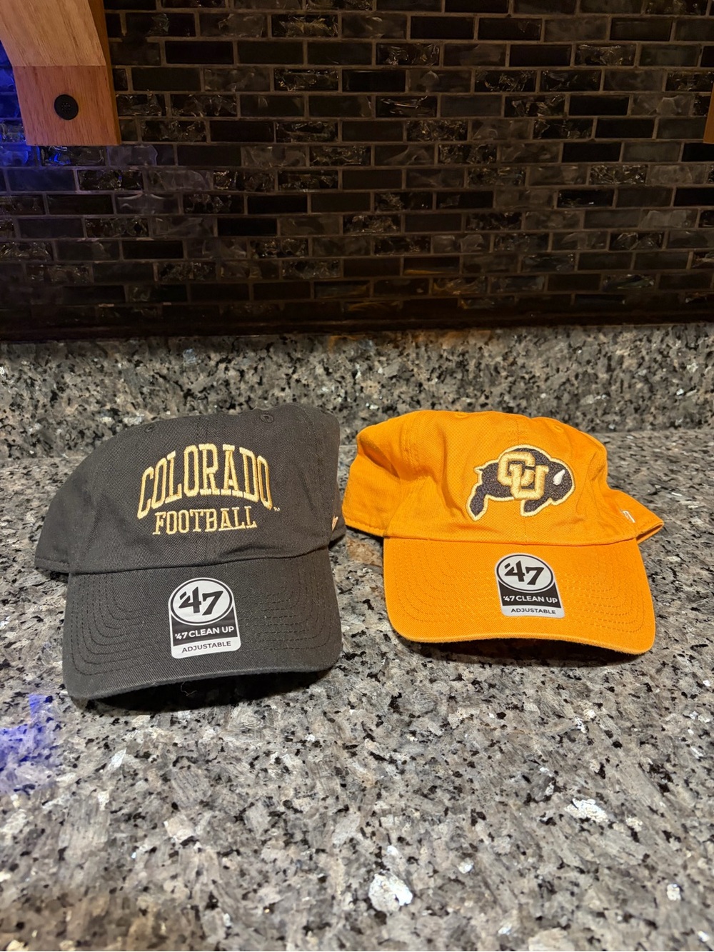 47 Brand Colorado University Buffaloes Embroidered Strapback Hat NWT Bundle